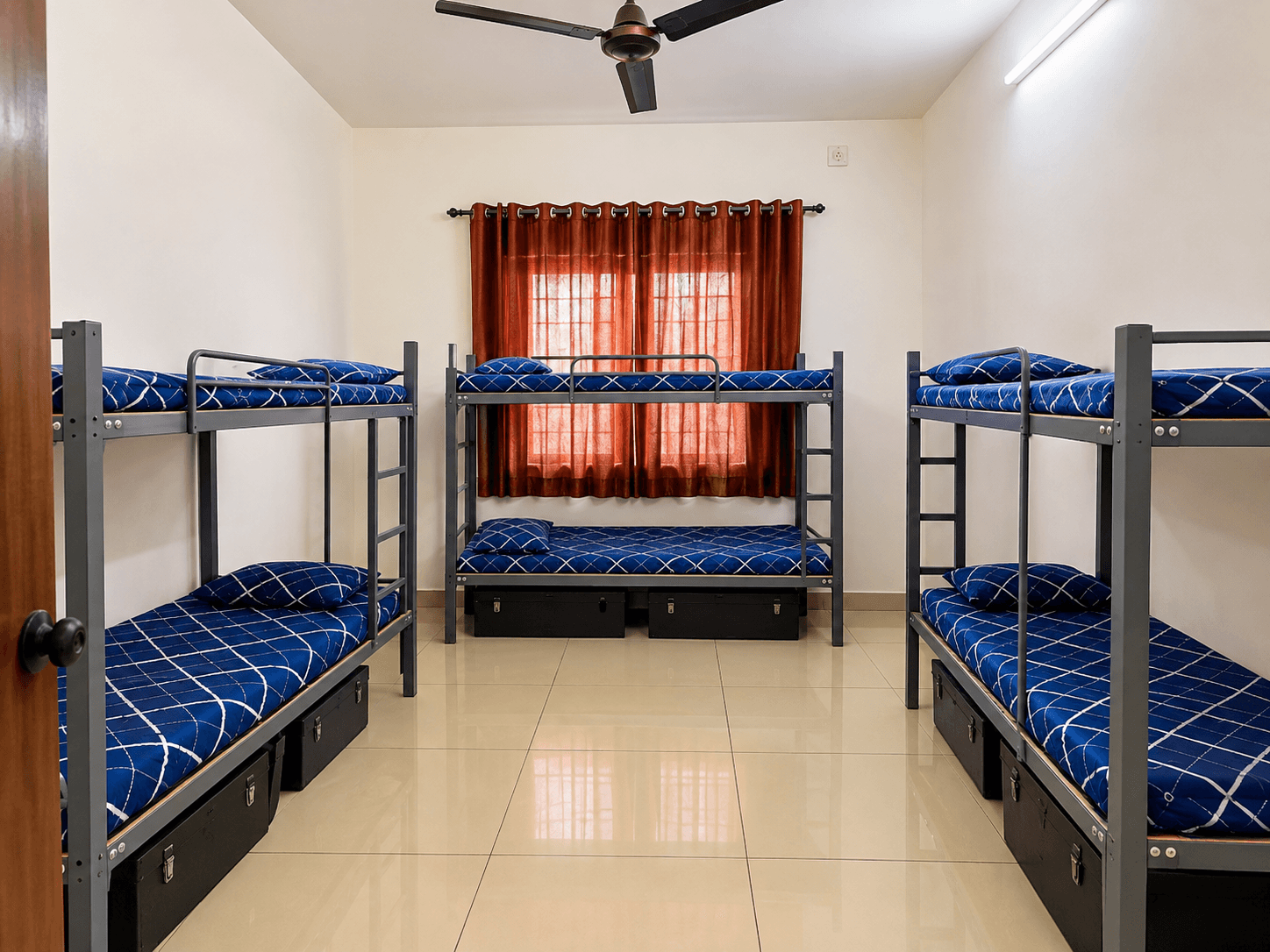 Six sharing room at Grand Hostel